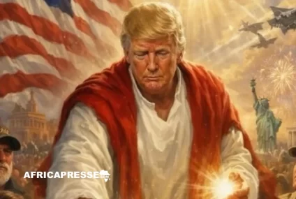 Une image de Trump en Christ déclenche l’indignation et révèle des fractures dans sa base évangélique Une image de Trump en Christ déclenche l’indignation et révèle des fractures dans sa base évangélique