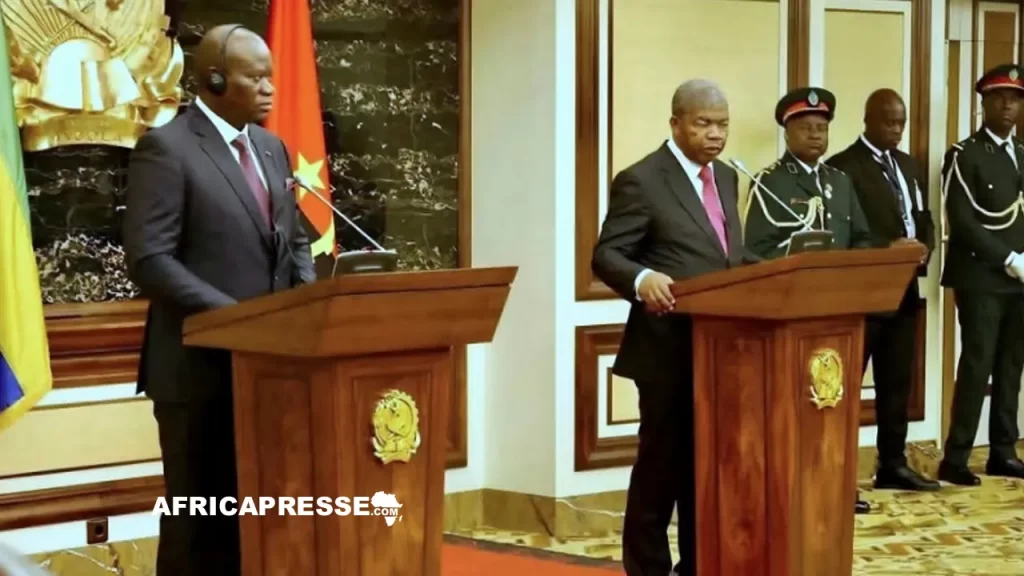 Brice Clotaire Oligui Nguema et João Lourenço