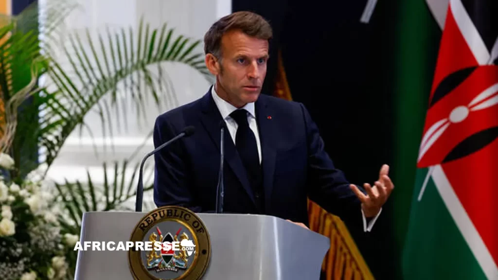 Emmanuel Macron à Nairobi au Kenya