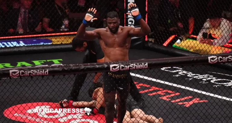 MMA : Le Camerounais Francis Ngannou écrase le Brésilien Philipe Lins en un round et relance sa domination chez les poids lourds