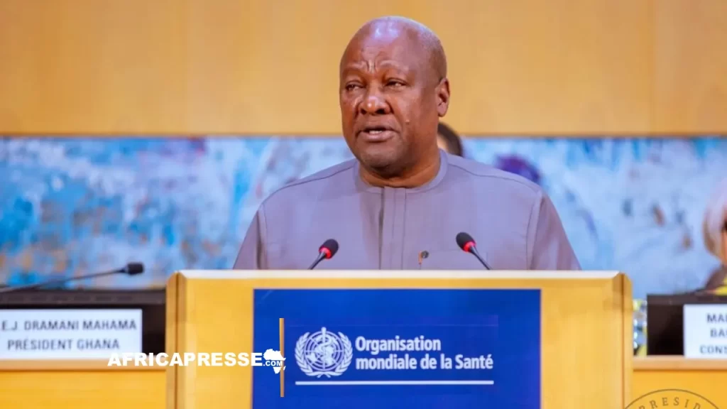 John Dramani Mahama à Genève