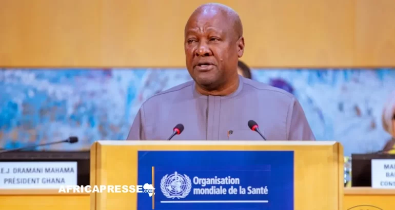John Dramani Mahama à Genève