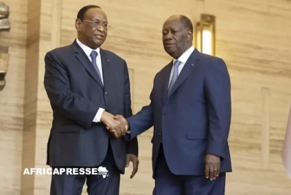 Côte d’Ivoire : Ouattara reçoit Lansana Kouyaté pour relancer la médiation entre la CEDEAO et l’AES