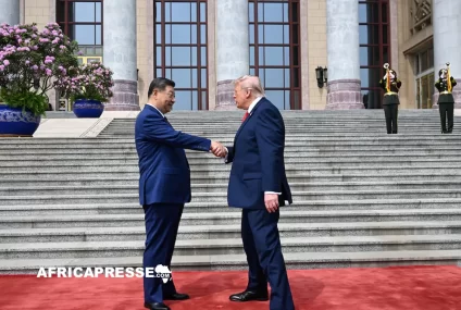 Chine–États-Unis : Xi Jinping reçoit Donald Trump sous haute tension diplomatique Chine–États-Unis : Xi Jinping reçoit Donald Trump sous haute tension diplomatique