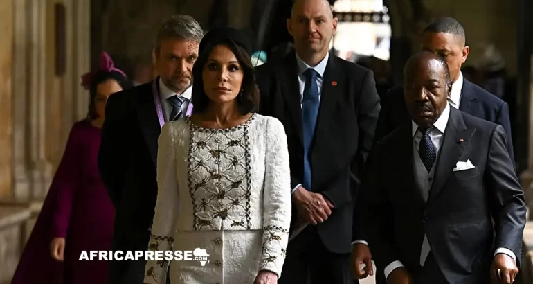 L'ex président gabonais Ali Bongo et son épouse Sylvia Bongo