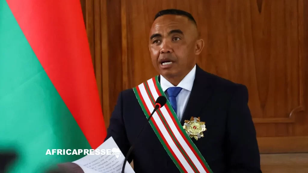 Michael Randrianirina, président de Madagascar