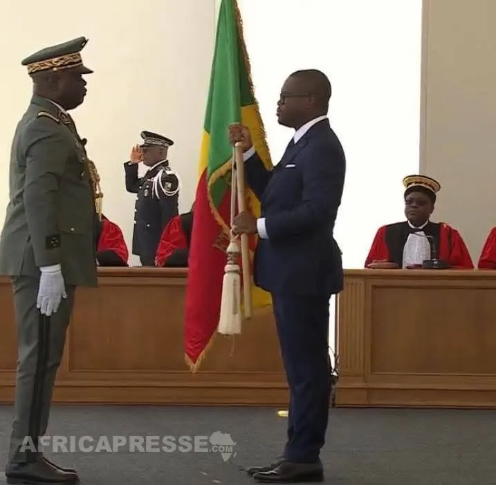 Prestation officielle de serment du nouveau président Romuald Wadagni au Palais des Congrès