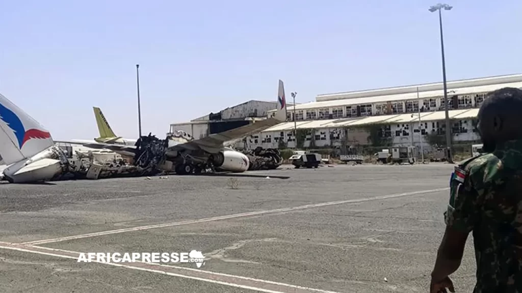 Soudan une attaque de drones vise l'aéroport de Khartoum