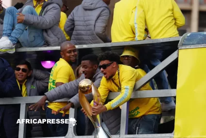 Ligue des champions CAF : les Mamelodi Sundowns d’Afrique du Sud célébrés en héros après leur sacre continental