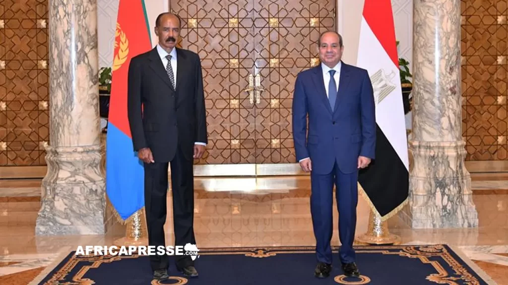 Abdel Fattah Al-Sissi et Isaias Afwerki