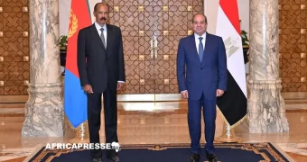 Egypte‑Érythrée : Abdel Fattah Al-Sissi reçoit Isaias Afwerki pour des discussions sur la sécurité et la stabilité régionales