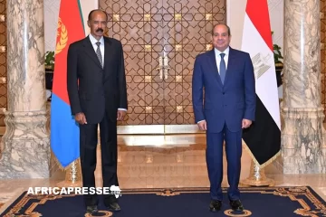 Egypte‑Érythrée : Abdel Fattah Al-Sissi reçoit Isaias Afwerki pour des discussions sur la sécurité et la stabilité régionales
