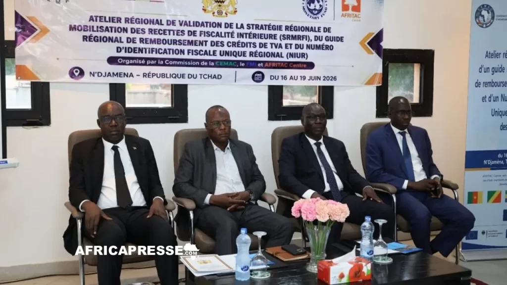 Cemac - Le Tchad accueille à N’Djaména un atelier régional consacré à la validation de plusieurs réformes fiscales