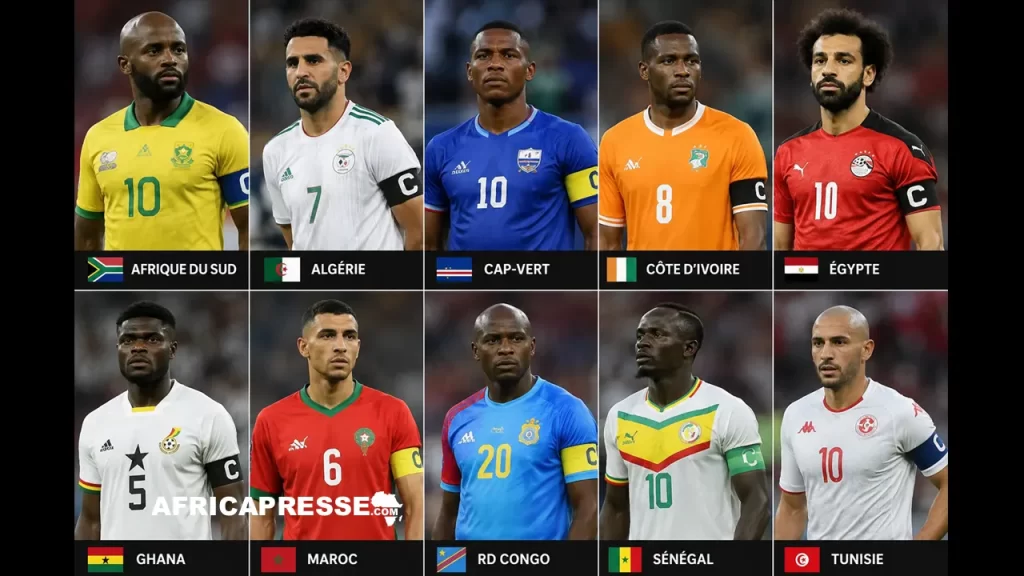 Les 10 nations qualifiées pour la coupe du monde 2026 organisé aux États-Unis, au Canada et au Mexique