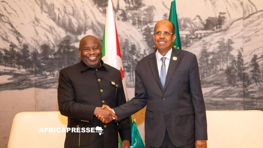 Évariste Ndayishimiye et Mahamoud Ali