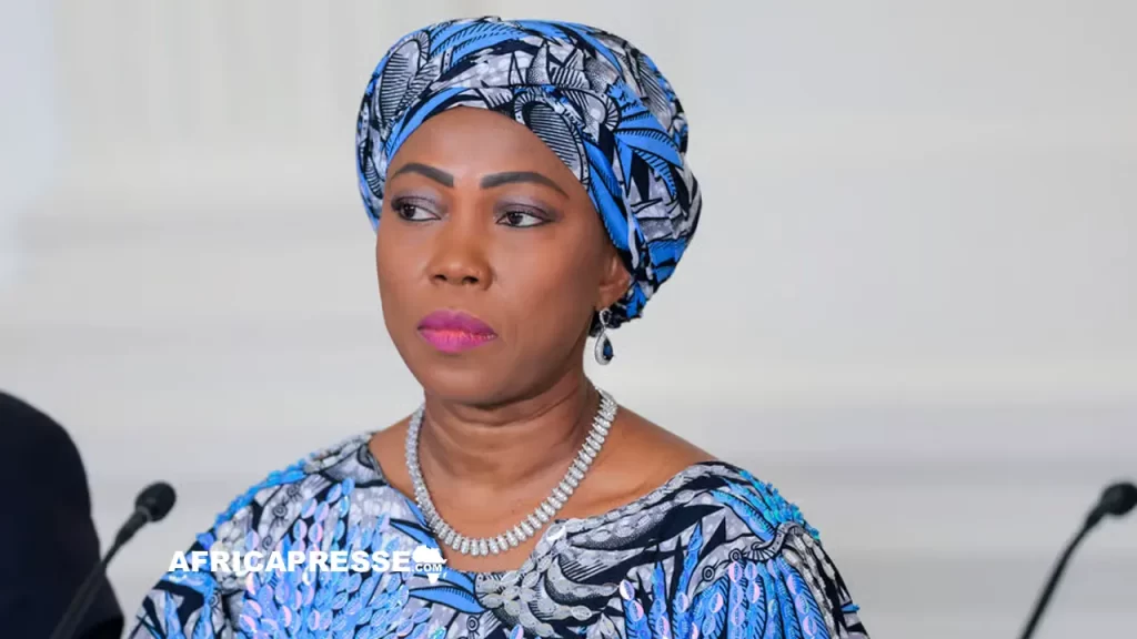Fatima Jabbe‑Bio, épouse du président sierra‑léonais Julius Maada Bio