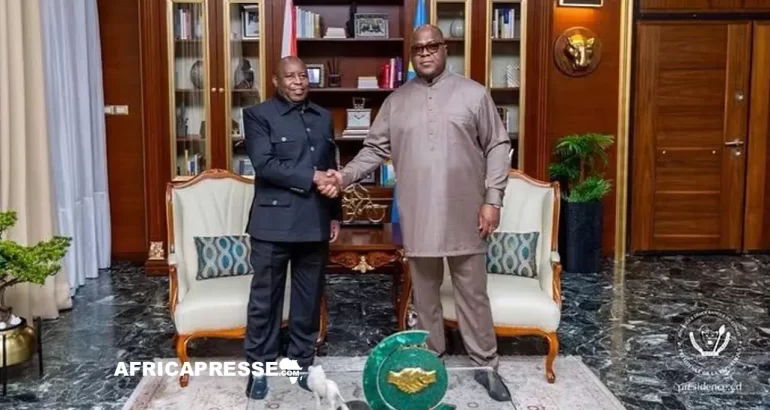RDC-Burundi : Évariste Ndayishimiye en visite d’État à Kinshasa pour renforcer la coopération régionale