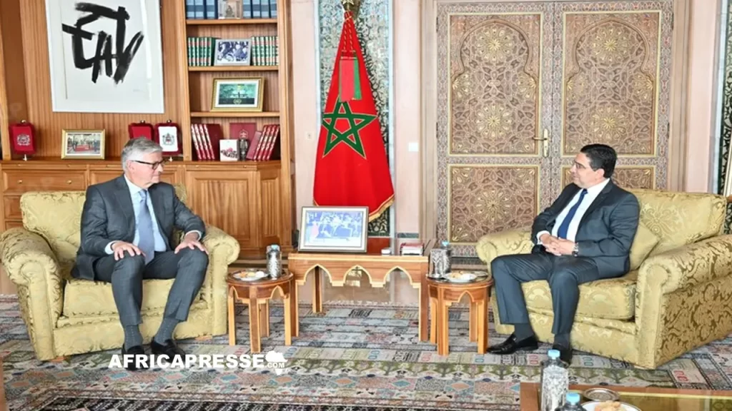 Le ministre marocain des Affaires étrangères, Nasser Bourita, a reçu, le Secrétaire général adjoint aux Opérations de maintien de la paix de l’ONU, Jean-Pierre Lacroix