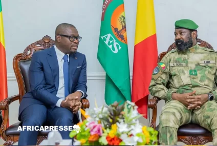 Diplomatie régionale : Romuald Wadagni reçu par Assimi Goïta pour consolider les relations bénino-maliennes