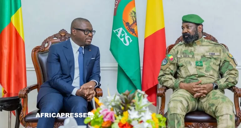 Diplomatie régionale : Romuald Wadagni reçu par Assimi Goïta pour consolider les relations bénino-maliennes Diplomatie régionale : Romuald Wadagni reçu par Assimi Goïta pour consolider les relations bénino-maliennes