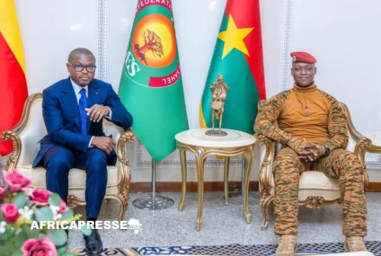 Burkina-Bénin : Ibrahim Traoré et Romuald Wadagni relancent la coopération bilatérale