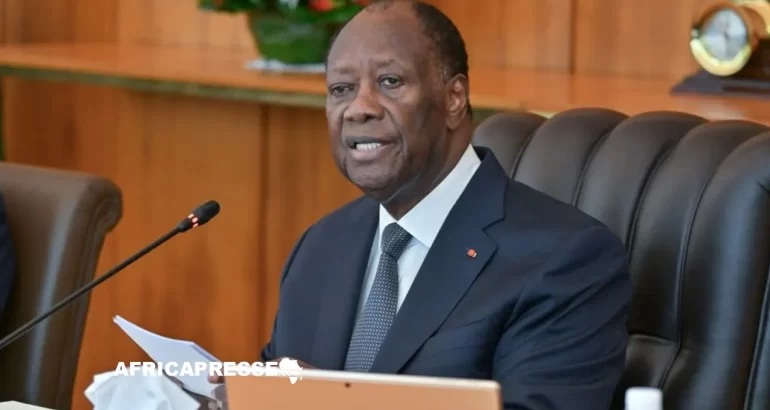 Le président ivoirien Alassane Ouattara