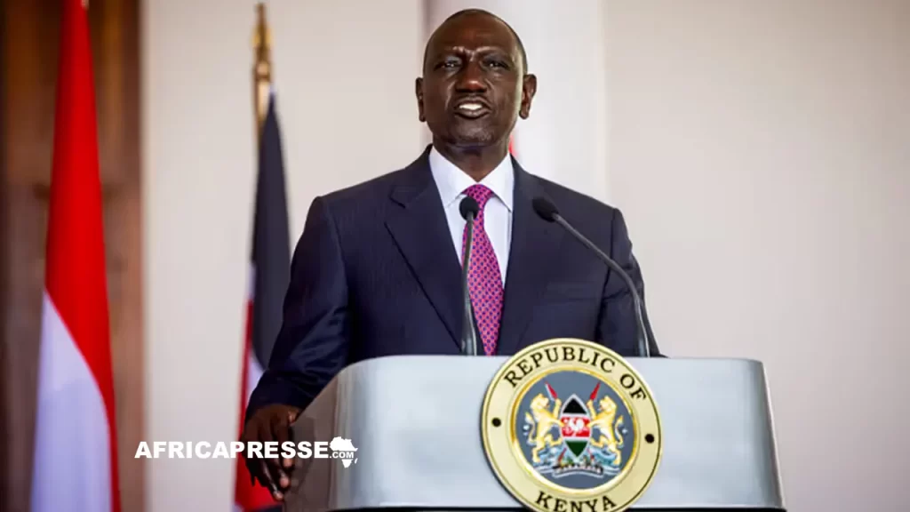 Le président kenyan William Ruto