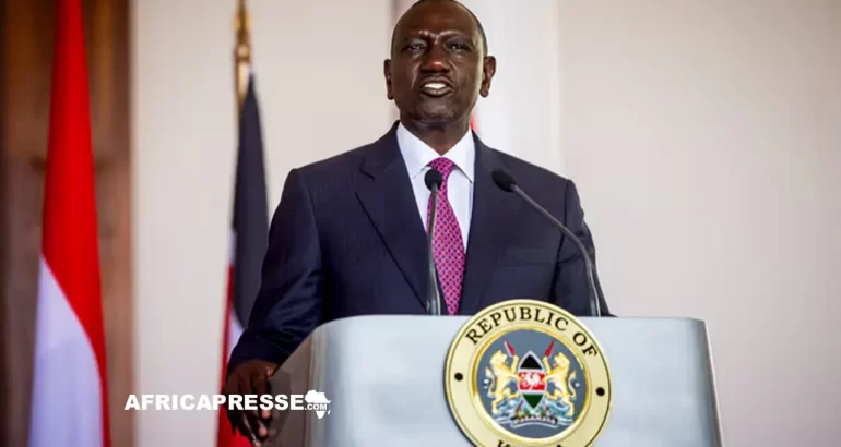 Le président kenyan William Ruto