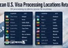 Liste des 20 centres de traitement des visas américains en Afrique