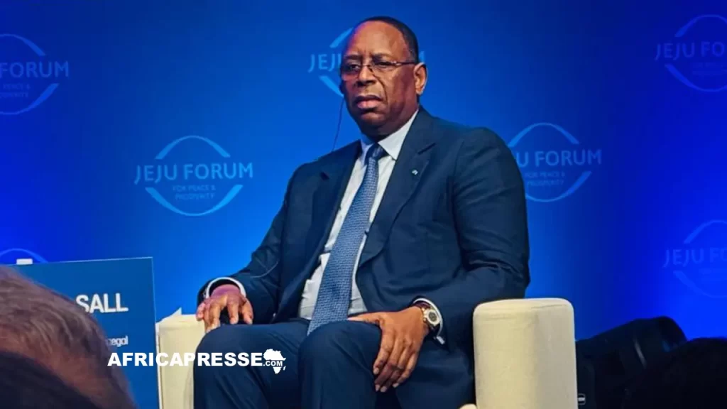 Macky Sall au Forum de Jeju
