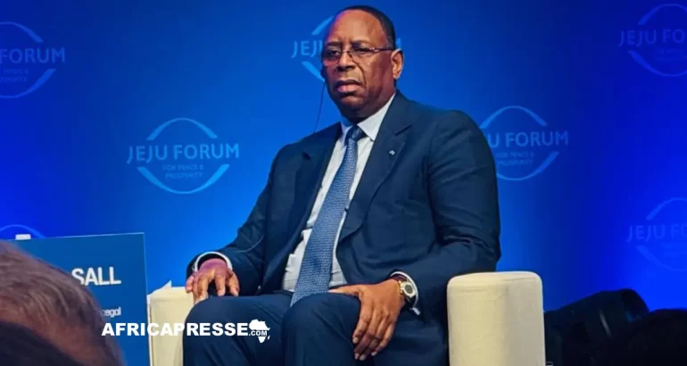 Macky Sall au Forum de Jeju