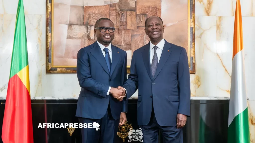 Romuald WADAGNI et Alassane OUATTARA