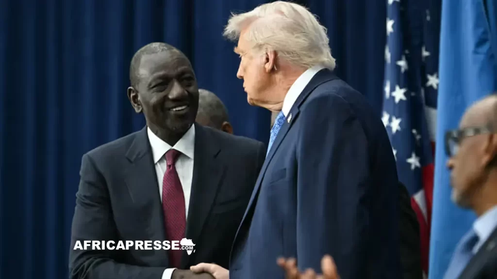 William Ruto et Donald Trump