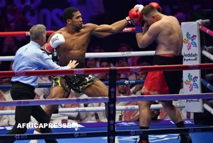 Boxe : Anthony Joshua s’impose face à Kristian Prenga et ravive le rêve d’un choc contre Tyson Fury Boxe : Anthony Joshua s’impose face à Kristian Prenga et ravive le rêve d’un choc contre Tyson Fury