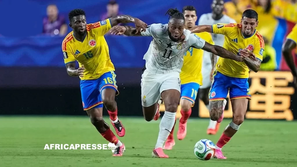 Mondial 2026 : le Ghana tombe face à la Colombie et quitte la compétition dès les 16es