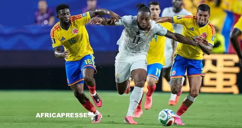Coupe du monde 2026 : le Ghana tombe face à la Colombie et quitte la compétition dès les 16es