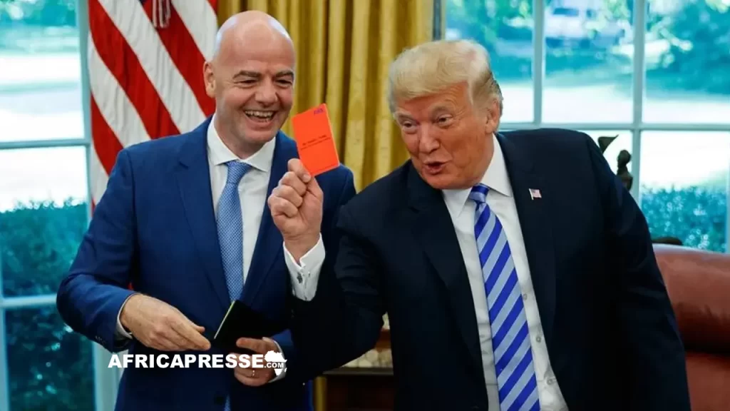 Gianni Infantino a été sollicité par Donald Trump pour annuler le carton rouge reçu par un attaquant américain Folarin Balogun