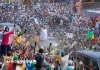 L’ex-président sénégalais accueilli en héros à Dakar à quelques mois du scrutin onusien