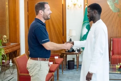 Sénégal : Diomaye Faye reçoit l’astronaute Thomas Pesquet et mise sur l’espace pour sa Vision 2050 Sénégal : Diomaye Faye reçoit l’astronaute Thomas Pesquet et mise sur l’espace pour sa Vision 2050