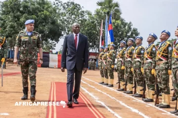 Centrafrique : 280 Casques bleus égyptiens décorés par l’ONU pour leur engagement en faveur de la paix