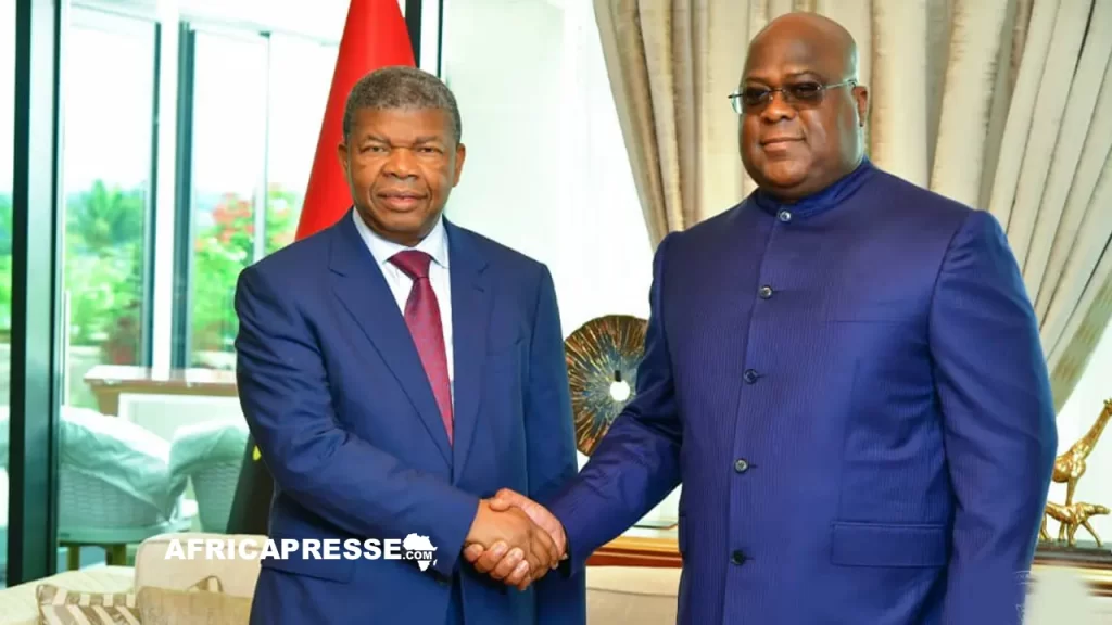 João Lourenço et Félix Tshisekedi