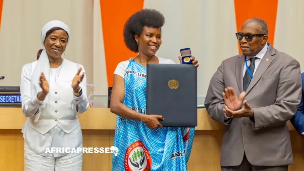 La Fondation de la Première Dame du Burundi récompensée par l’ONU pour son action en santé et éducation