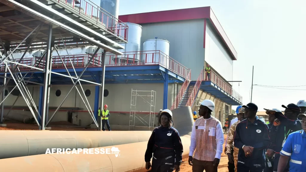 Le ministre de l’Énergie visite la centrale thermique de Bobo 2