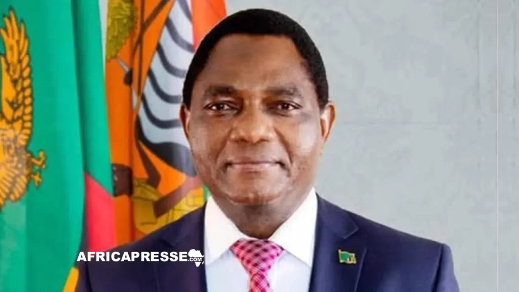 Le président zambien, Hakainde Hichilema