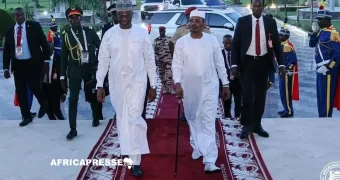 Mahamat Déby reçoit ses homologues malgache et bissau-guinéen à l’occasion du 66e anniversaire de l’indépendance du Tchad Mahamat Déby reçoit ses homologues malgache et bissau-guinéen à l’occasion du 66e anniversaire de l’indépendance du Tchad