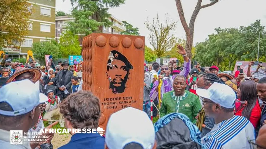 Rome inaugure un monument en hommage à Thomas Sankara